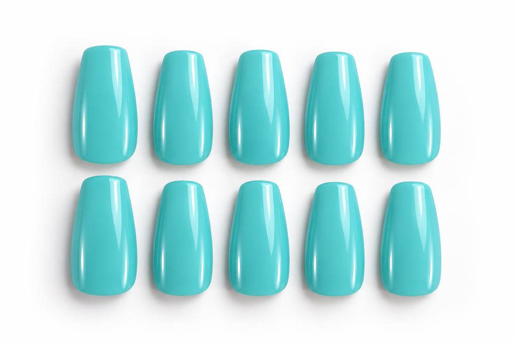 Aqua Gloss Press On