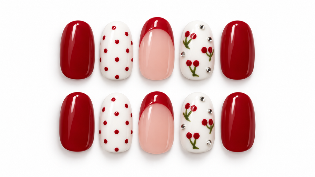 Cherry Polka Press On