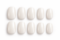 Milky White Press On