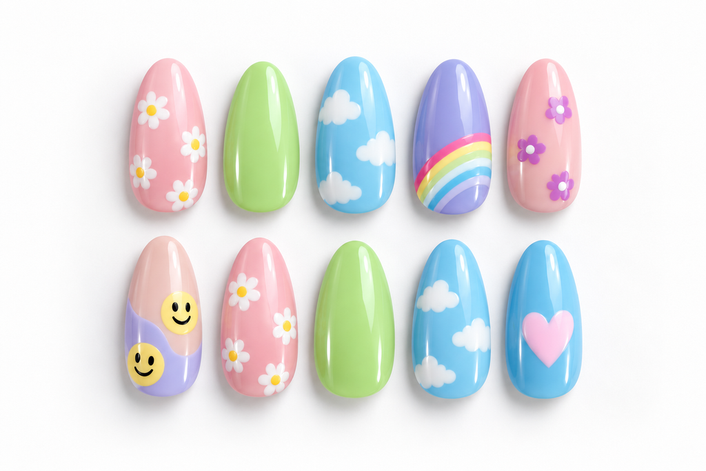 Pastel Daydream Press On