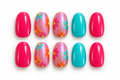 Tropical Bloom Press On