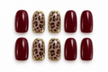Wild Burgundy Press On